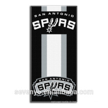 100% coton NBA Spurs zone serviette d&#39;impression de plage BT-192